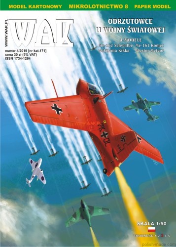 Odrzutowce II WŚ- 4 modele - 4/2019 - 1/50