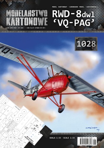 MK-1028 - RWD-8 'VQ-PAG' + wręgi + elementy - 1/33
