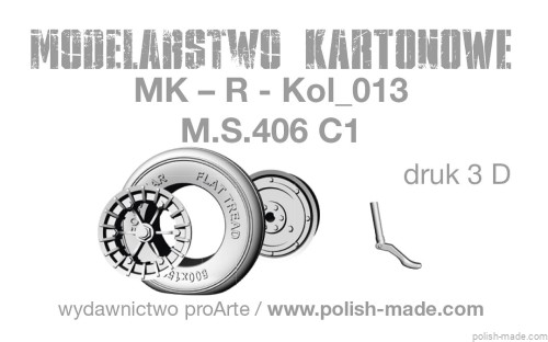 MK-R-kol_013 - M.S. 406C1 - koła - druk 3D - 1/33
