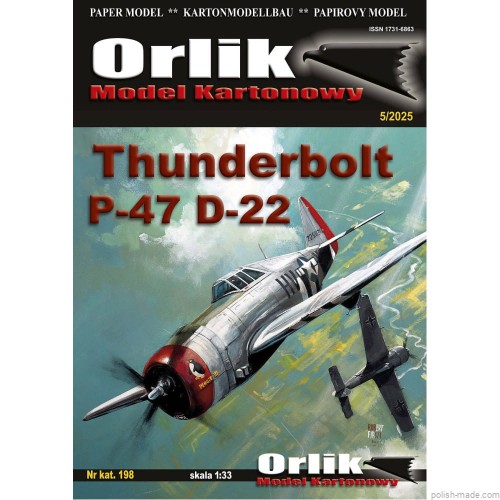 Thunderbolt P-47 D-22 - kreda - 198 - 1/33