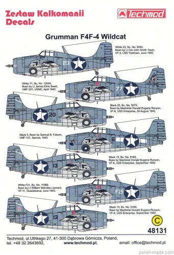 48131 Grumman F4F-4 Wildcat 