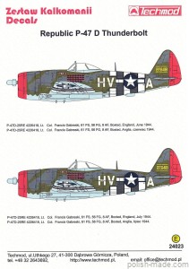 24023 Republic P-47 D Thunderbolt