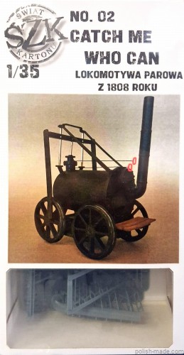 'Catch me who can' lokomotywa z 1808r - No. 02 - 1/35
