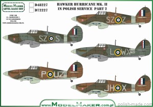 D48227 Hawker Hurricane Mk.II/IV w Polskiej Służbie cz. 2