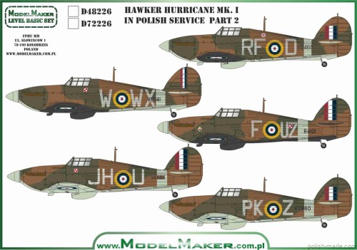 D72226 Hawker Hurricane Mk.I w Polskiej Służbie cz. 2