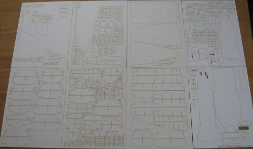 FM-06 ' HMS 'MALAYA'  wręgi wycinane laserowo - 1/300