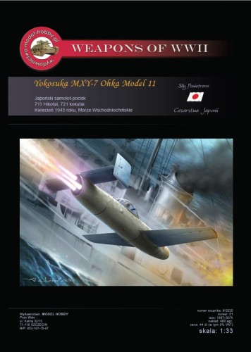 Yokosuka MXY-7 Ohka Model 11 + wręgi + oszklenie - 51 - 1/33