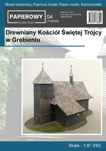 Drewniany Kościół Świętej Trójcy w Grębieniu - 1/87
