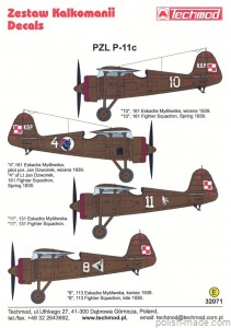 32071 PZL P-11c - 1/32
