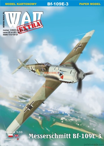 Messerschmitt Bf-109E-3 - 1/2025 - 1/33