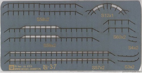 Relingi do U-37 - 33 - 1/200