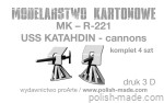 MK-R-221 - USS KATAHDIN 1893 - uzbrojenie - druk 3D - 1/200