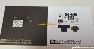 Curtiss P-40B Warhawk - Detale No.2 - 1/33