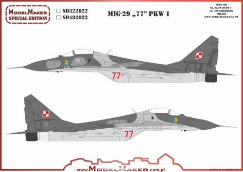 SD322022 - MIG-29 "77" PKW 1