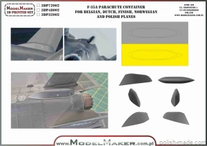 3DP72002 -  F-35A Pokrywa pojemnika spadochronu
