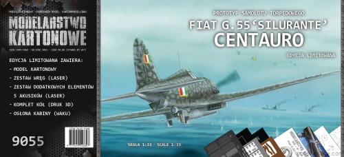 MK-9055 - Fiat G.55 'SILURANTE' CENTAURO - 1/33 edycja limitowana