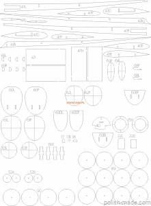 Nr 263 - Westland Whirlwind - szkielet laser - 1/33