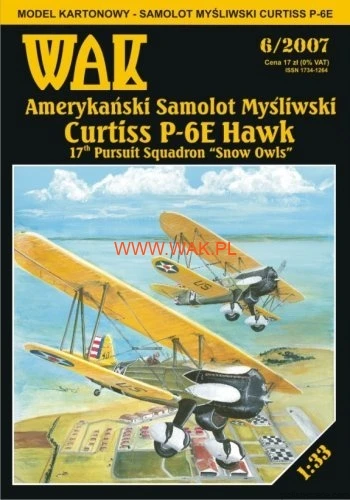 Curtiss P-6E Hawk- 6/2007 - 1/33