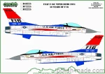 D48225 USAF F-16 VIPER DEMO 2024 50 Years of F-16