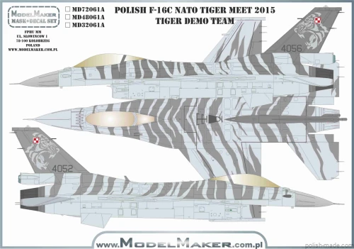 YMD48061A Polish F-16C NATO Tiger Meet 2015