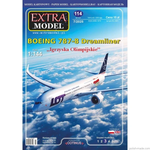 EX114 - 07/2025 - BOEING 787-8 DLiner 'Igrzyska Olimpijskie' - 1/144