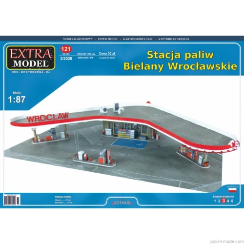 EX121 - 03/2026 - Stacja Paliw Bielany Wrocławskie - 1/87