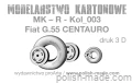 MK-9055Extra - Fiat G.55 'SILURANTE' CENTAURO - 1/33 edycja limitowana EXTRA