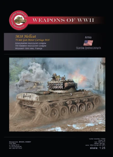 M18 Hellcat z Browning M2 druk 3D - 48 - 1/25