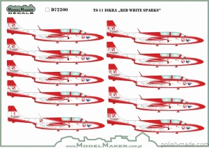 D72200 - PZL - TS-11 ISKRA "Red white sparks"