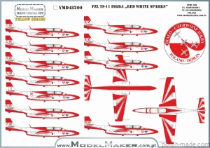 YMD48200 - TS-11 Iskra "Red white sparks"