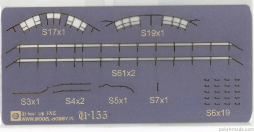 Relingi do U-155 - 88 - 1/200