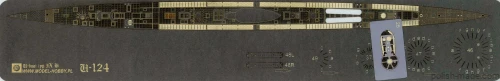 Pokład karton do U-124 - 82 - 1/200
