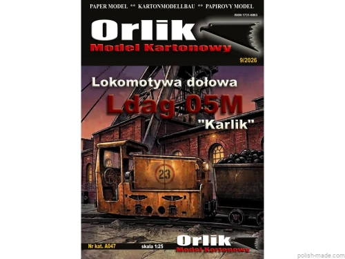 Ldag 05M "Karlik" lokomotywa spalinowa - A047 - 1/25