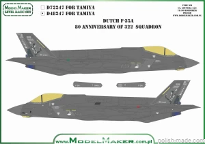 D48247 Dutch F-35A 80 Anniv of 322 Squadron