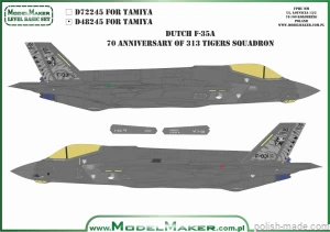 D72245 Dutch F-35A 70 Anniv of 313 Tigers Squadron
