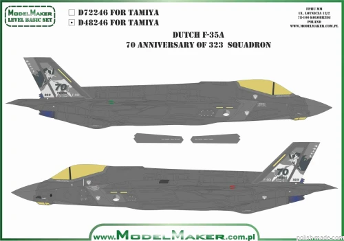 D72246 Dutch F-35A 70 Anniv of 323 Squadron
