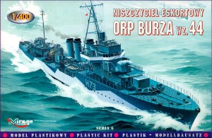 ORP BURZA wz.44 niszczyciel - 1/400