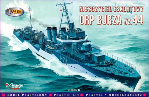 ORP BURZA wz.44 niszczyciel - 1/400