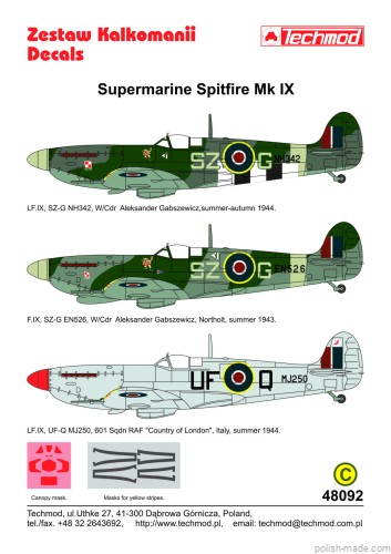 48092 Supermarine Spitfire Mk.IX - 1943 - 44
