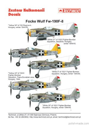 48112 FW-190F-8 Hungary 44'-45'