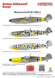 32029 Messerschmitt Bf 109G-2 lata 1942-43