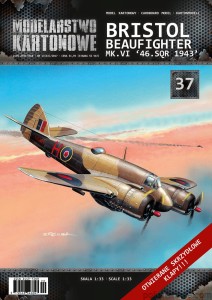 MK-037 - BRISTOL BEAUFIGHTER Mk.VI '46.SQR  -43' - 1/33