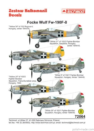 72064 FW-190F-8 Hungary 44'-45'