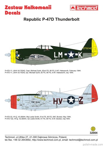 32004 Republic P-47 D Thunderbolt  - 1944