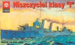 niszczyciel brytyjski klasy I - 1/500 model plastikowy