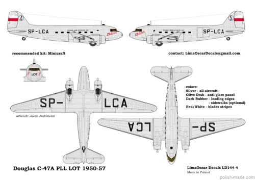 LD144-04 Douglas C-47A PLL LOT 1950-57