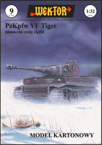 Pz.Kpfw VI Tiger czołg ciężki - nr.09 - 1/32
