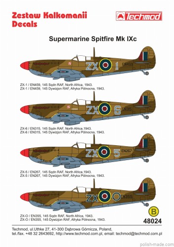 48024 Spitfire Mk. IXc - Cyrk Skalskiego