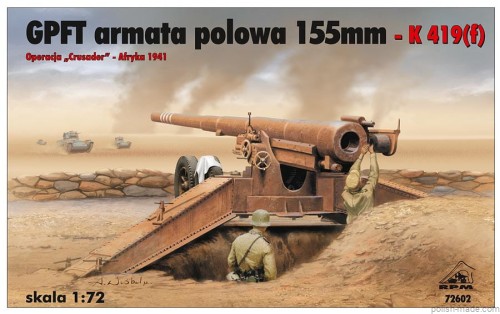 GPFT K419(f) armata 155mm - 72602 -1/72