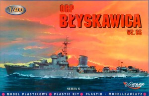 ORP BŁYSKAWICA wz.65 niszczyciel - 1/400